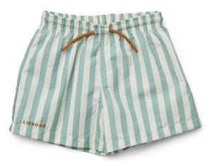 [50%OFF] Duke board shorts - Stripe: Peppermint/creme de la creme - Stellina