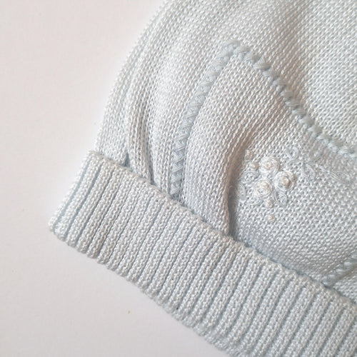 [50%OFF] Hand embroidered cotton knit hat - Stellina