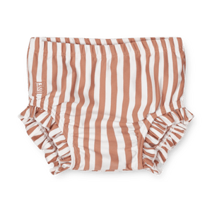 [50%OFF] Mila baby swim pants - Stripe: Tuscany rose/sandy - Stellina