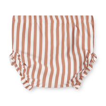드 이미지 갤러리로 뷰어,[50%OFF] Mila baby swim pants - Stripe: Tuscany rose/sandy - Stellina 