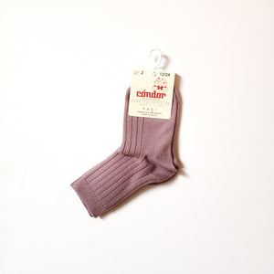 [50%OFF] Ribbed short socks - Stellina