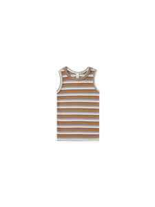 [50%OFF] ribbed tank top | multi-stripe - Stellina