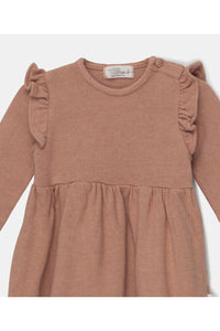 [60%OFF] Knit dress -brown - Stellina
