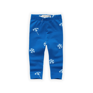 [60%OFF] Legging umbrella print Azzurra blue - Stellina