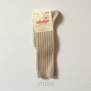 [60%OFF] Ribbed high socks - Stellina