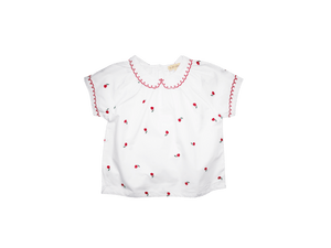 [70%OFF] CAMICIA CON MELINE RICAMATE - Stellina