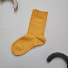 드 이미지 갤러리로 뷰어,Plain short socks-YELLOW (630) 