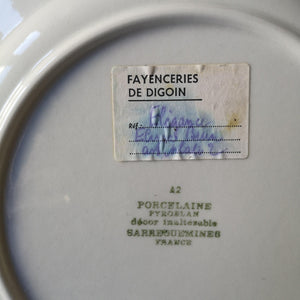 Sarreguemines  | Vintage plate ヴィンテージプレート大 | Sarreguemines的复古板