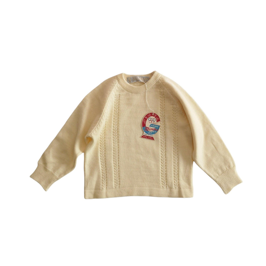 [Unworn] VINTAGE baby sweater (dead stock)