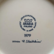 드 이미지 갤러리로 뷰어,ARABIA FINLAND | アラビアクリスマスプレート 1979 | ARABIA的复古板 - Stellina 
