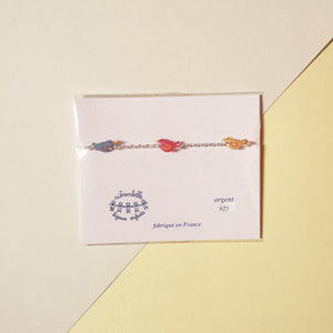 Bracelet enfant 3 motifs argent 925-Small birds - Stellina