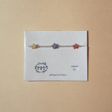 Load image into Gallery viewer, Bracelet enfant 3 motifs argent 925-Star - Stellina