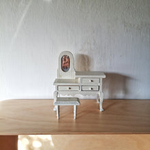 Load image into Gallery viewer, French vintage doll house- dresser&amp;stool - Stellina
