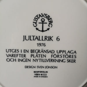 GUSTAVSBERG | Vintage plate 1976 グスタフスベリ ヴィンテージプレート |GUSTAVSBERG的复古板 - Stellina