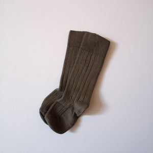 La Haute ribbed high socks - Stellina