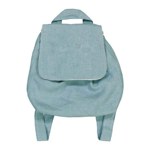 Linen backpack-azuro - Stellina