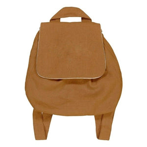 Linen backpack-Marron - Stellina