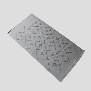 【M size】 Handmade rug-Light grey　100 x 50cm - Stellina