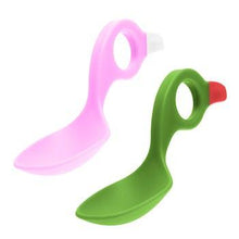 Load image into Gallery viewer, Multi grip spoon green/pink - Stellina