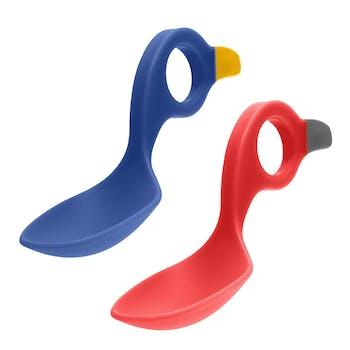 Multi grip spoon red/blue - Stellina