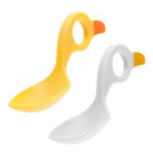 Multi grip spoon yellow / white - Stellina