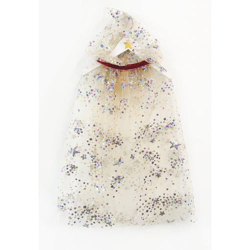 MULTICOLOR FAIRY CAPE WITH SEQUINS - Stellina