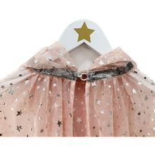 Load image into Gallery viewer, PINK FAIRY CAPE WITH SILVER STARS - Stellina