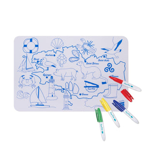 REUSABLE silicon drawing set-BRETAGNE - Stellina