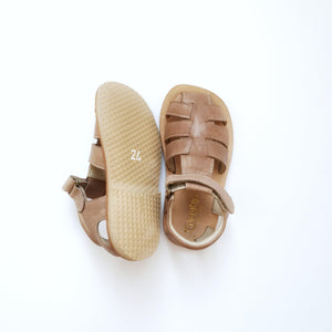 Sandals -Trapper sabbia rubber sole/velcro (in-stock) - Stellina