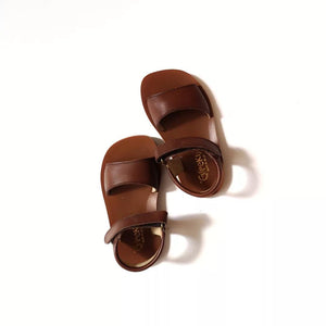 Sandals with ribbons -Ascot rubber sole/velcro (in-stock) - Stellina