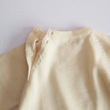 드 이미지 갤러리로 뷰어,[Unworn] VINTAGE baby sweater (dead stock) - Stellina 