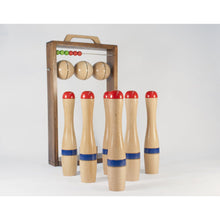 画像をギャラリービューアに読み込む, Wooden bowling set with frame - 24 cm - Stellina