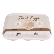 画像をギャラリービューアに読み込む, Wooden eggs in an egg tray 6pcs - Stellina