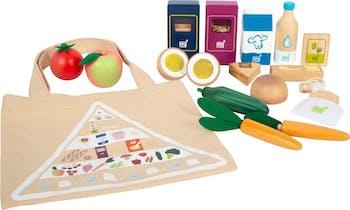 Wooden toy- Food shopping bag - Stellina