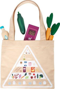 Wooden toy- Food shopping bag - Stellina